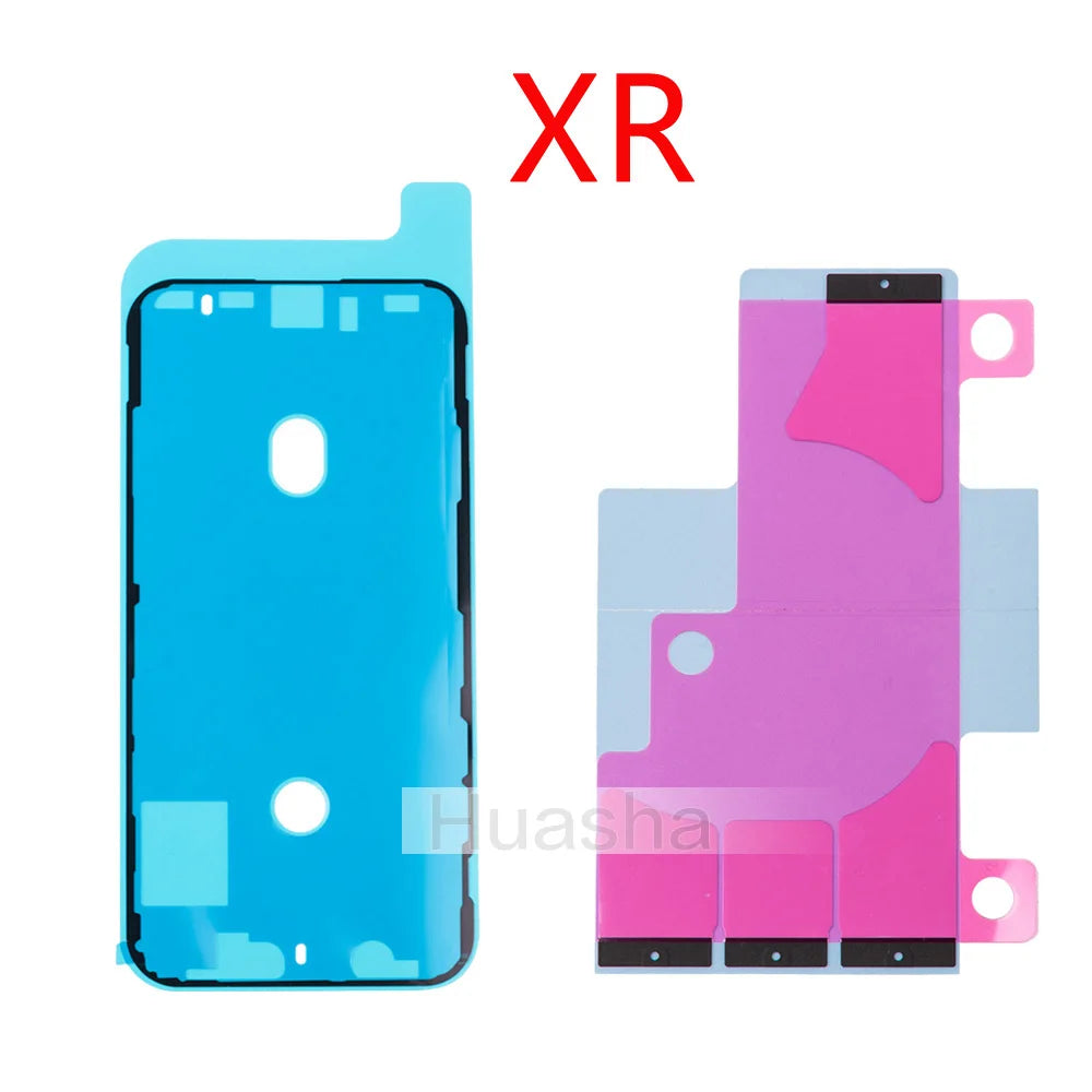 2pcs/set Battery Adhesive Sticker Strips + LCD Display Waterproof Seal Adhesive Sticker for iPhone 6S 7 8 Plus X iPhone phone repair parts