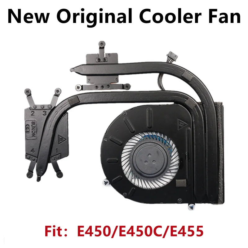 New Original For Laptop Lenovo Thinkpad E450 E450C E455 CPU Cooling Fan Heatsink Radiator 00HN677 00HN675 04X4894 04X4898 Lenovo laptop repair parts