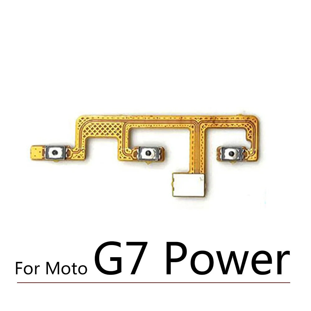 Power On Off Volume Button Flex Cable For Motorola Moto G5 G5s G6 G4 G8 G7 G9 Plus Play Power Lite Motorola phone repair parts