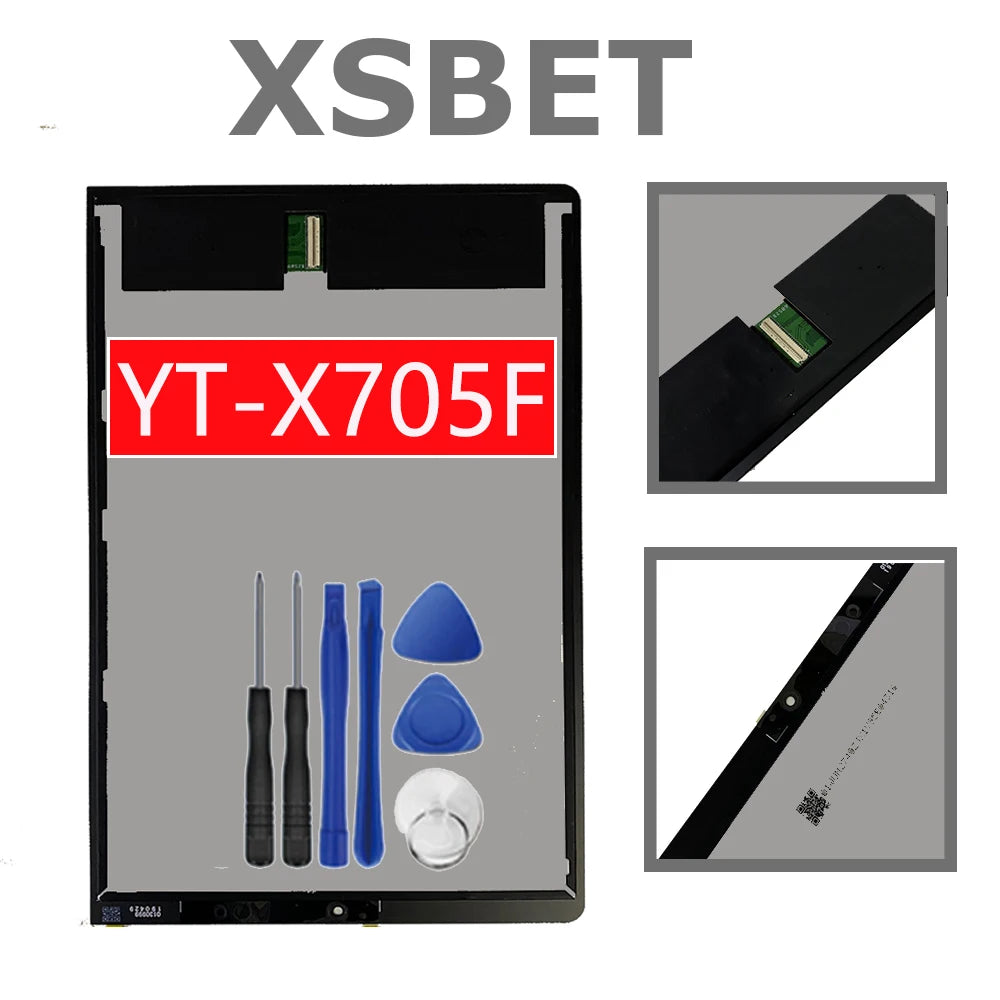 Tablet LCD For Lenovo YOGA TAB5 YT-X705F YT-X705 X705 touch screen LCD display assembly with tools Lenovo tablet repair parts