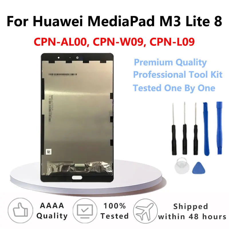 OEM LCD For Huawei Mediapad M3 Lite 8 8.0 LCD CPN-W09 CPN-AL00 CPN-L09 LCD Display Touch Screen Digitizer Assembly Tablet repair parts