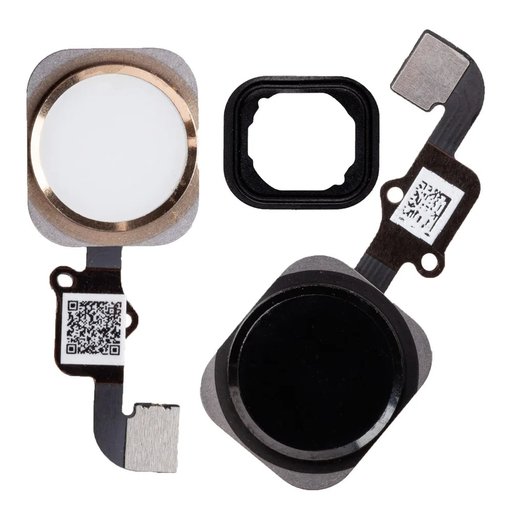 Home Button with Flex Cable for iPhone 6 6S 4.7"/ 6S 6 plus  5.5" Complete Assembly Spare Part Replacement Black/White/Gold iPhone phone repair parts