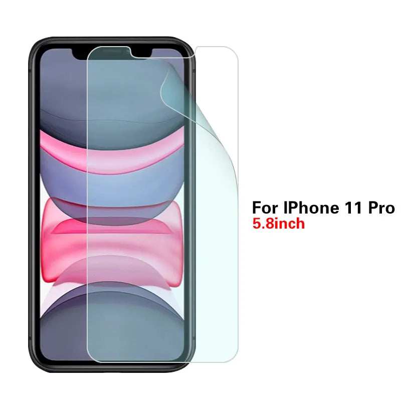 Clear Screen Protector Display Soft Nano Film For iphone 11/11 Pro/ 11 Pro Max Anti Explosion HD Protective Film (Not Glass) Sony phone repair parts