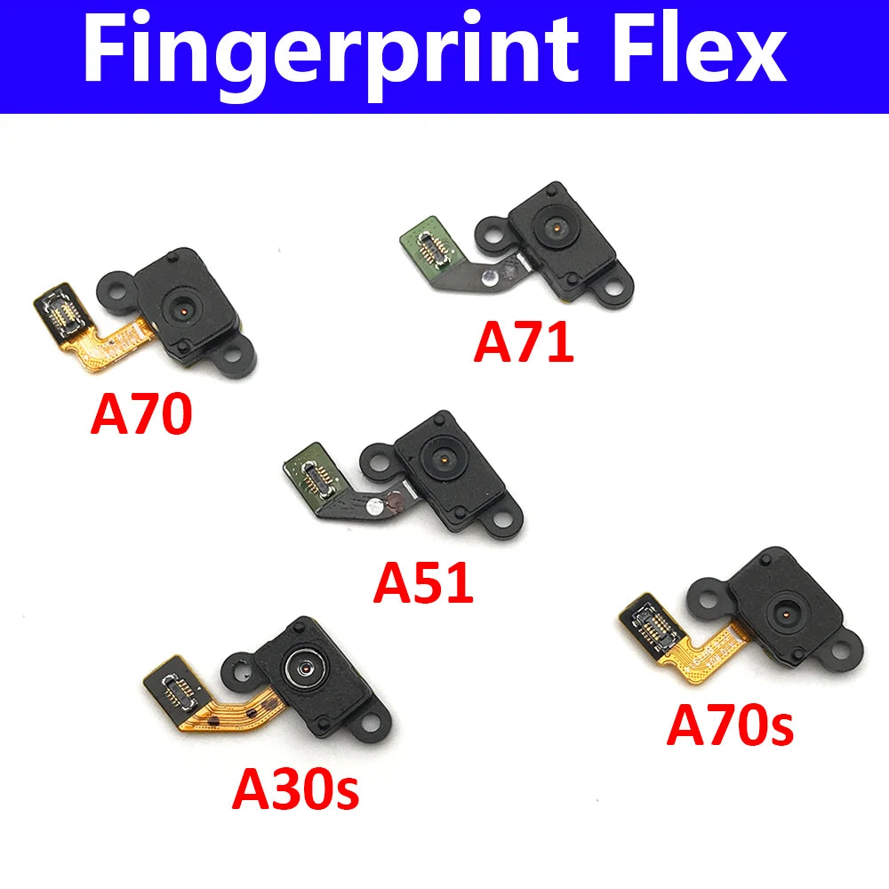 Home Button Fingerprint Sensor Flex Cable For Samsung A50 A70 A80 A31 A51 A71 A30s A70s A35 A55 A32 A52 A72 4G 5G Samsung phone repair parts