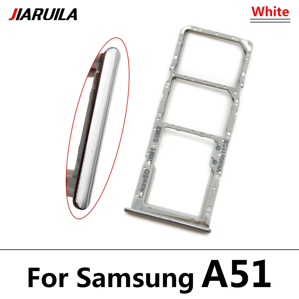 For Samsung  A51 A515F A515 A71 A715F A715 SIM Card Tray Slot Holder Adapter Accessories