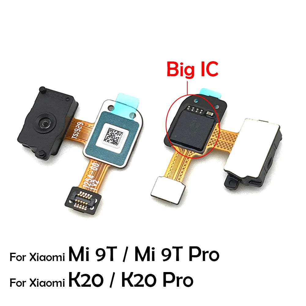 Home Button Fingerprint Flex Cable For Xiaomi Mi 9T Pro Menu Return Key Recognition Sensor Flex Cable For Redmi K20 Pro  Xiaomi  Xiao mi phone repair parts