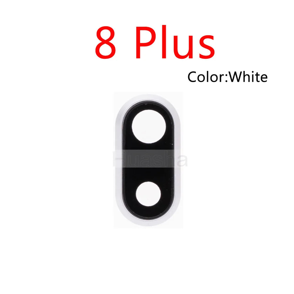 1pcs New Back Camera Glass Lens for iPhone 7G 7 8 PLUS Rear Camera Ring Holder with Glass Lens Cover Replacement Parts iPhone phone repair parts
