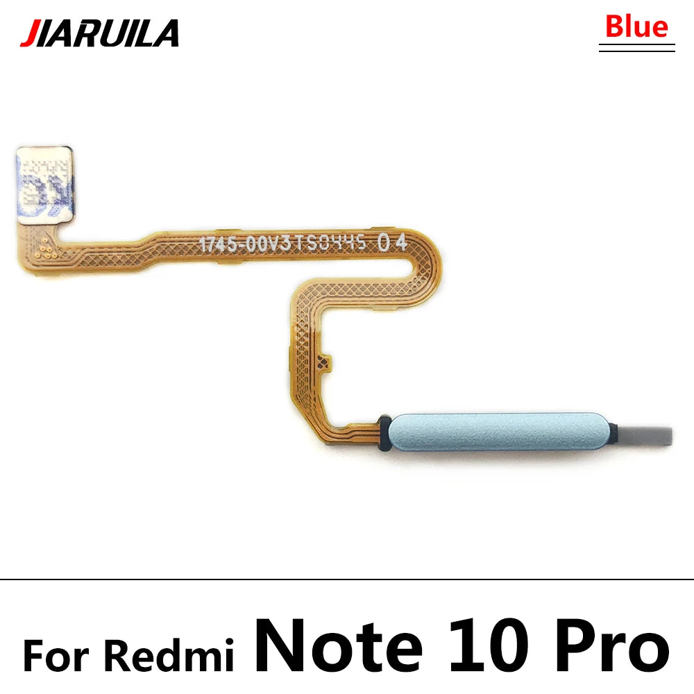 Fingerprint For Xiaomi Redmi Note 9 10 Pro 9s Poco X3 Pro M3 Home Button Fingerprint Menu Return Key Sensor Flex Cable Xiaomi  Xiao mi phone repair parts