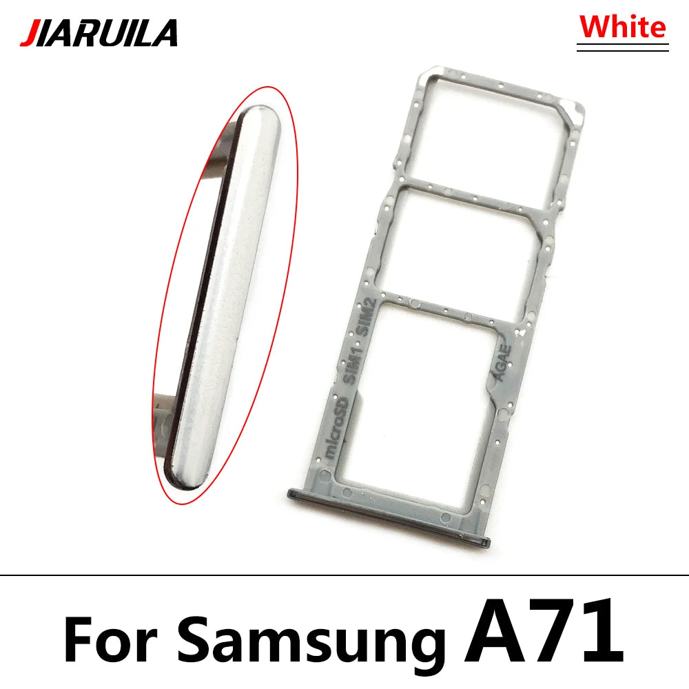 For Samsung  A51 A515F A515 A71 A715F A715 SIM Card Tray Slot Holder Adapter Accessories