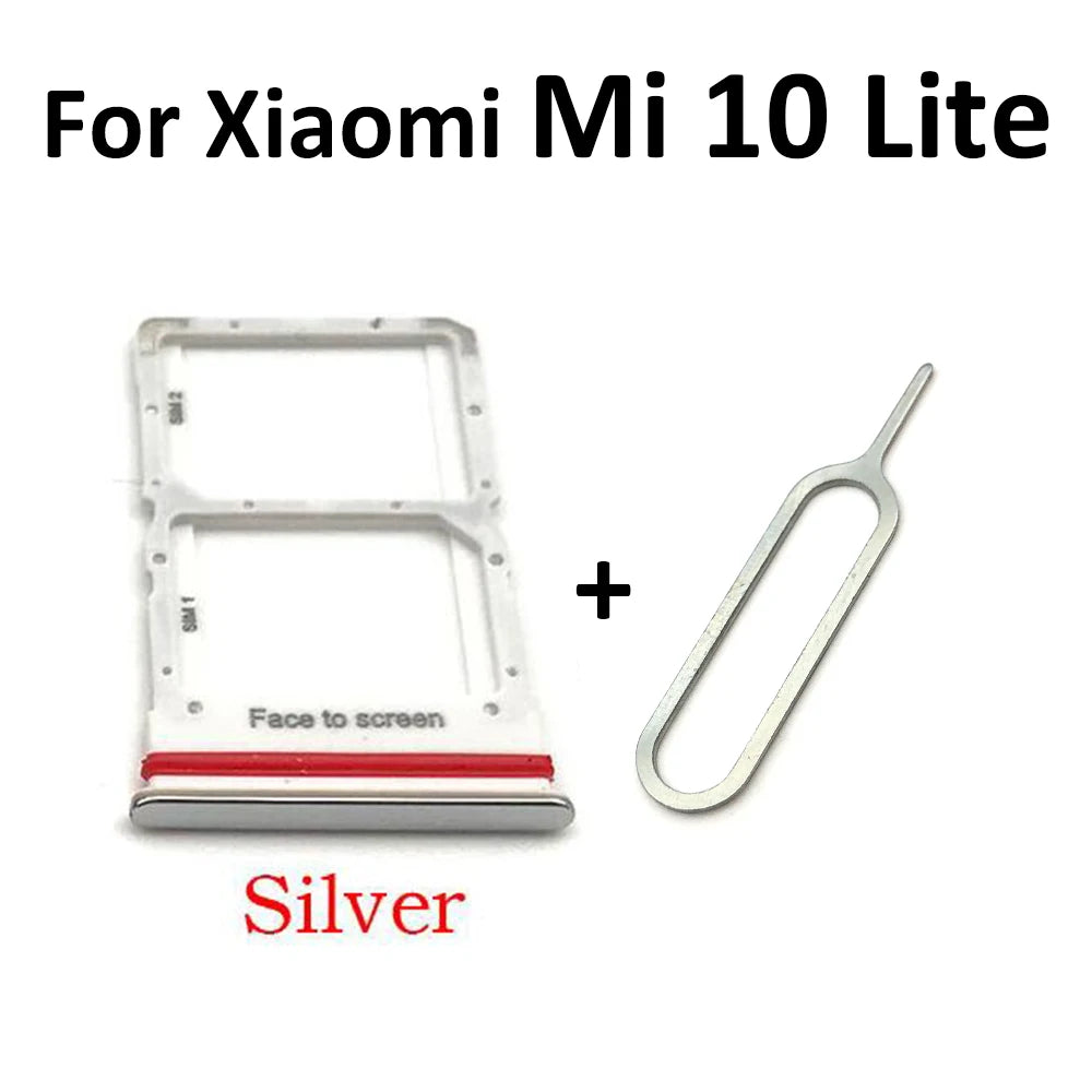 New For Xiaomi Redmi K20 K20 Pro For Xiaomi Mi 9T SIM Card Tray Slot Holder For Xiaomi Mi 10 Mi10 Pro 10T Lite Poco X3 Xiaomi  Xiao mi phone repair parts