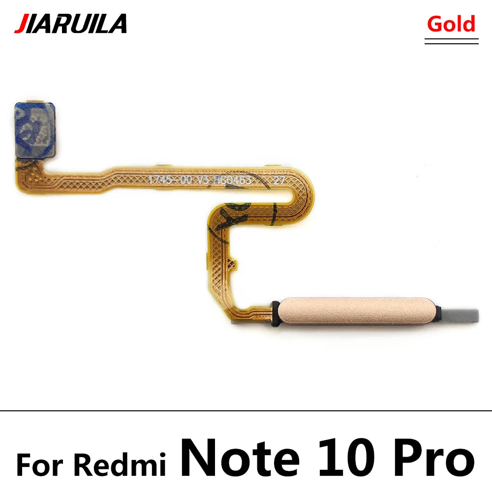 Fingerprint For Xiaomi Redmi Note 9 10 Pro 9s Poco X3 Pro M3 Home Button Fingerprint Menu Return Key Sensor Flex Cable Xiaomi  Xiao mi phone repair parts