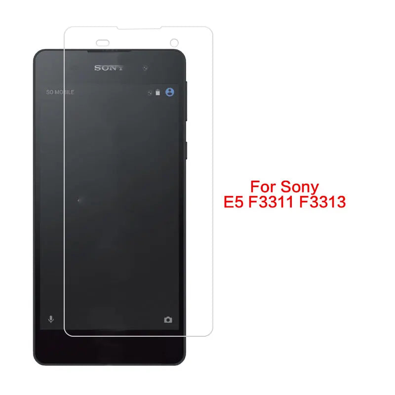 Tempered Glass Film For Sony T2 T3 C3 C4 C5 E1 E3 E4 E4G E5 X/XP XZ Premuium Screen Protector Front Clear Glass Film + Cloth Sony phone repair parts