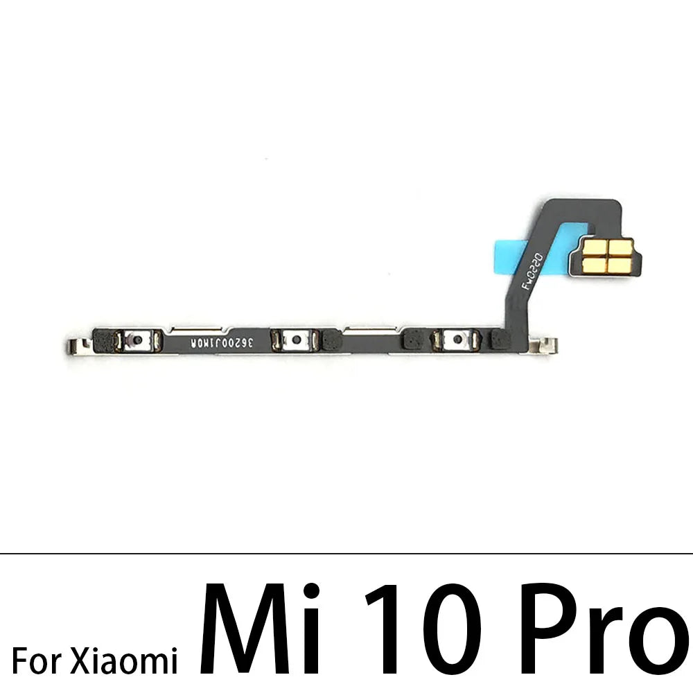 Power On Off Volume Side Button Key Flex Cable For Xiaomi Mi 8 9 se 11 Lite / Mi 9T 10T 10 Note 10 Pro Lite Replacement parts  Xiaomi  Xiao mi phone repair parts