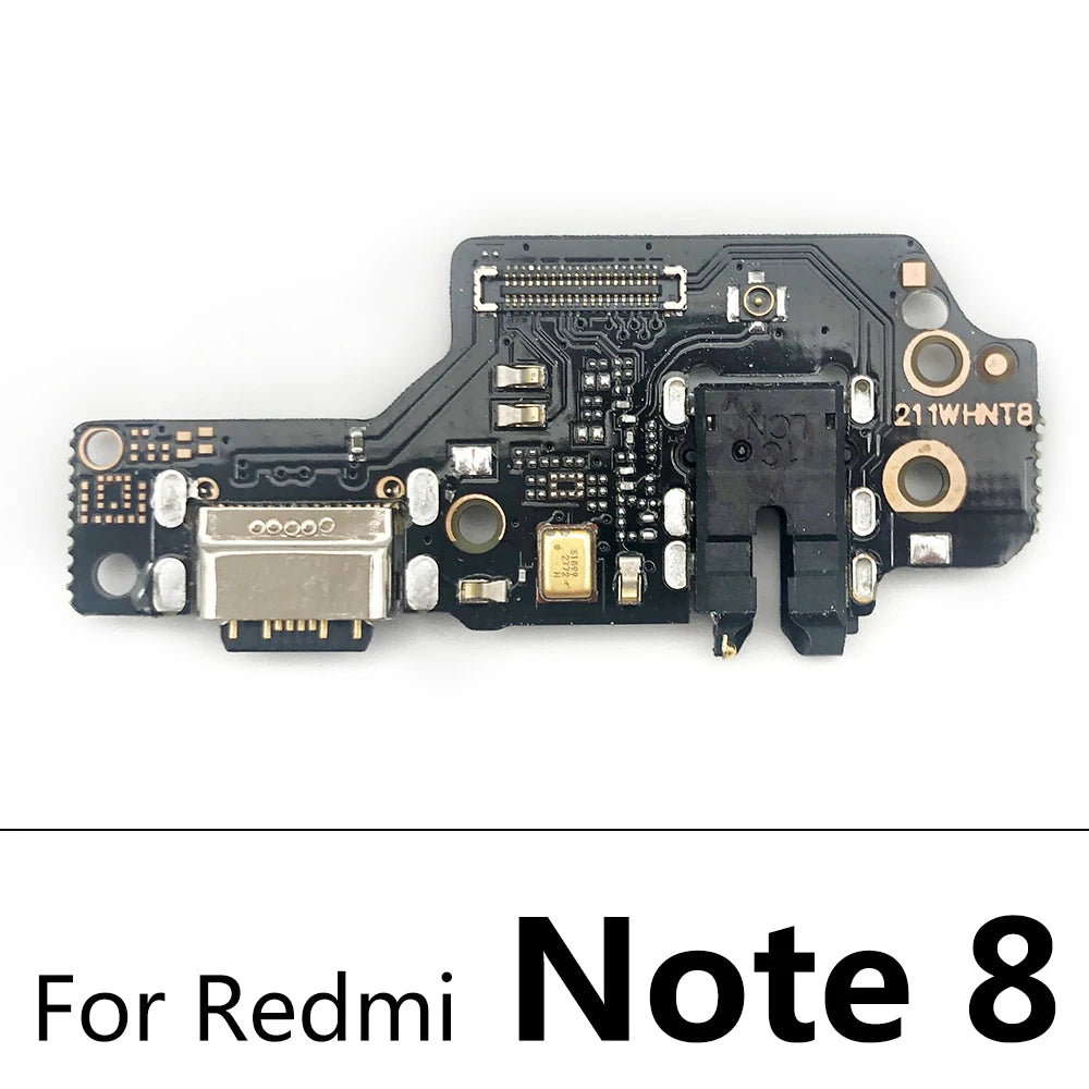 USB Charging Port Microphone Dock Connector Board Flex Cable For Xiaomi Redmi Note 7 8 8T 9 9s 10 11 Pro 5G  Xiaomi  Xiao mi phone repair parts