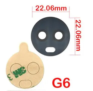 New For Motorola Moto G4 G5 G5s G6 G7 Play Plus Power Back Rear Camera Glass Lens With Sticker Replacement Motorola phone repair parts