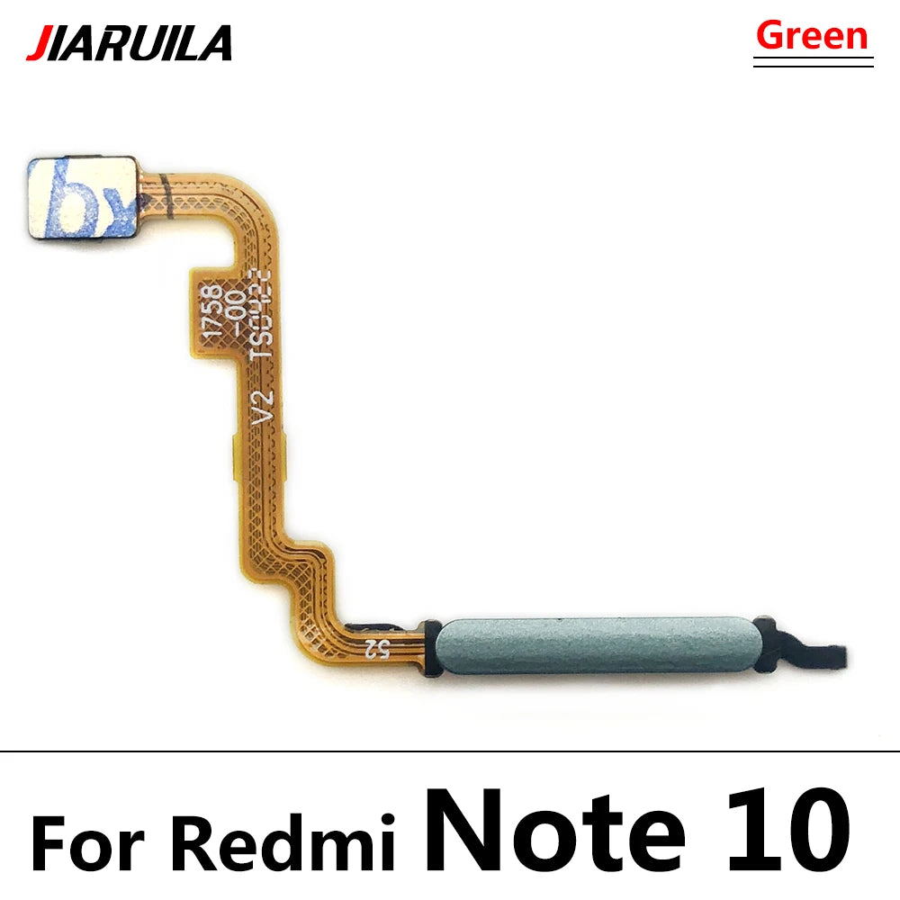 Fingerprint Scanner For Xiaomi Redmi Note 10 10s Pro 4G 5G Home Button Fingerprint Menu Return Key Sensor Flex Cable  Xiaomi  Xiao mi phone repair parts