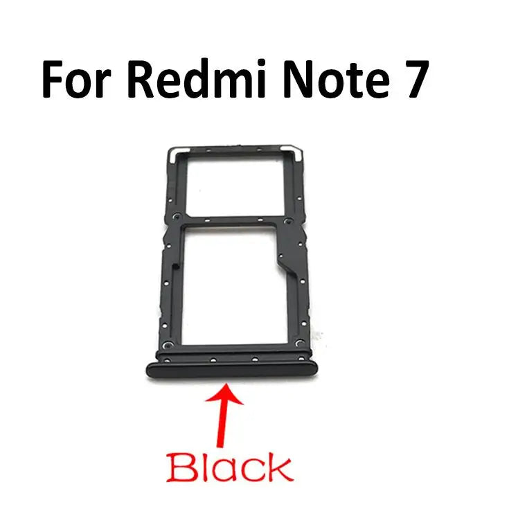 New SIM Card Tray Slot Holder For Xiaomi Redmi Note 7 9 9s 10 Pro Replacement Parts  Xiaomi  Xiao mi phone repair parts
