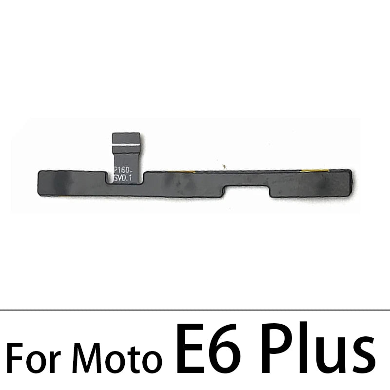 Power On Off Button Volume Side Key Flex Cable For Motorola Moto E13 E22 E32 E5 E6 E6s E7 Plus Power Play Go E20 E30 E40 Motorola phone repair parts