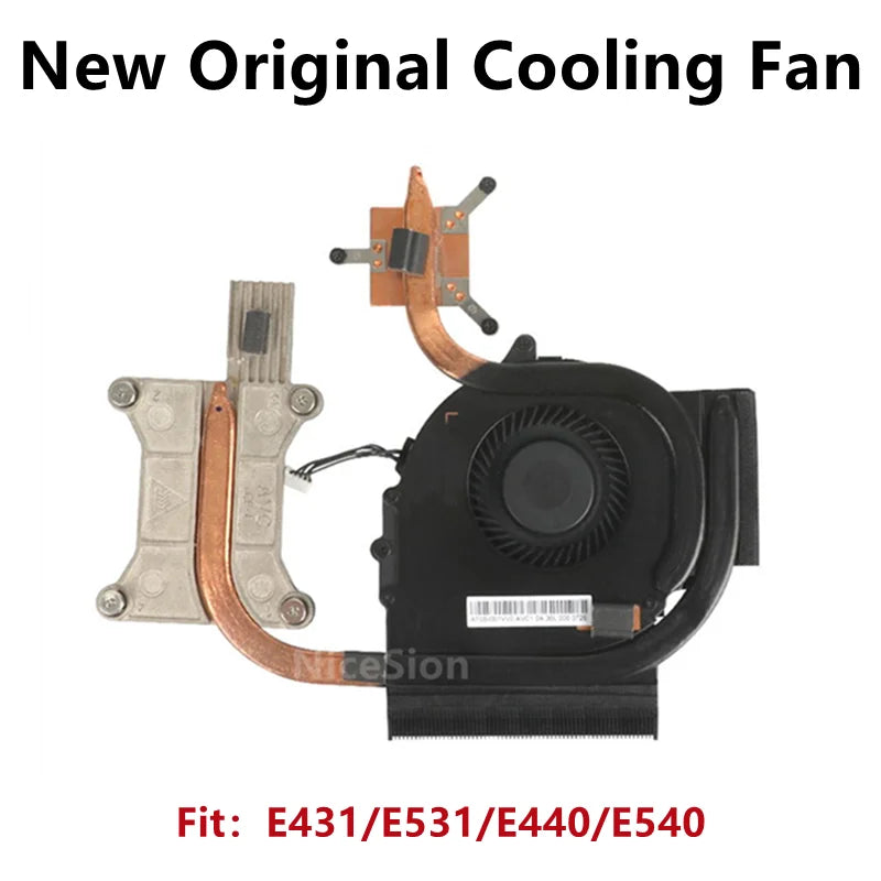 New Original For Laptop Lenovo ThinkPad Edge E431/E440/E531/E540 CPU Cooling Fan Heatsink Radiator FRU PN:04Y1366 04X4156 Lenovo laptop repair parts