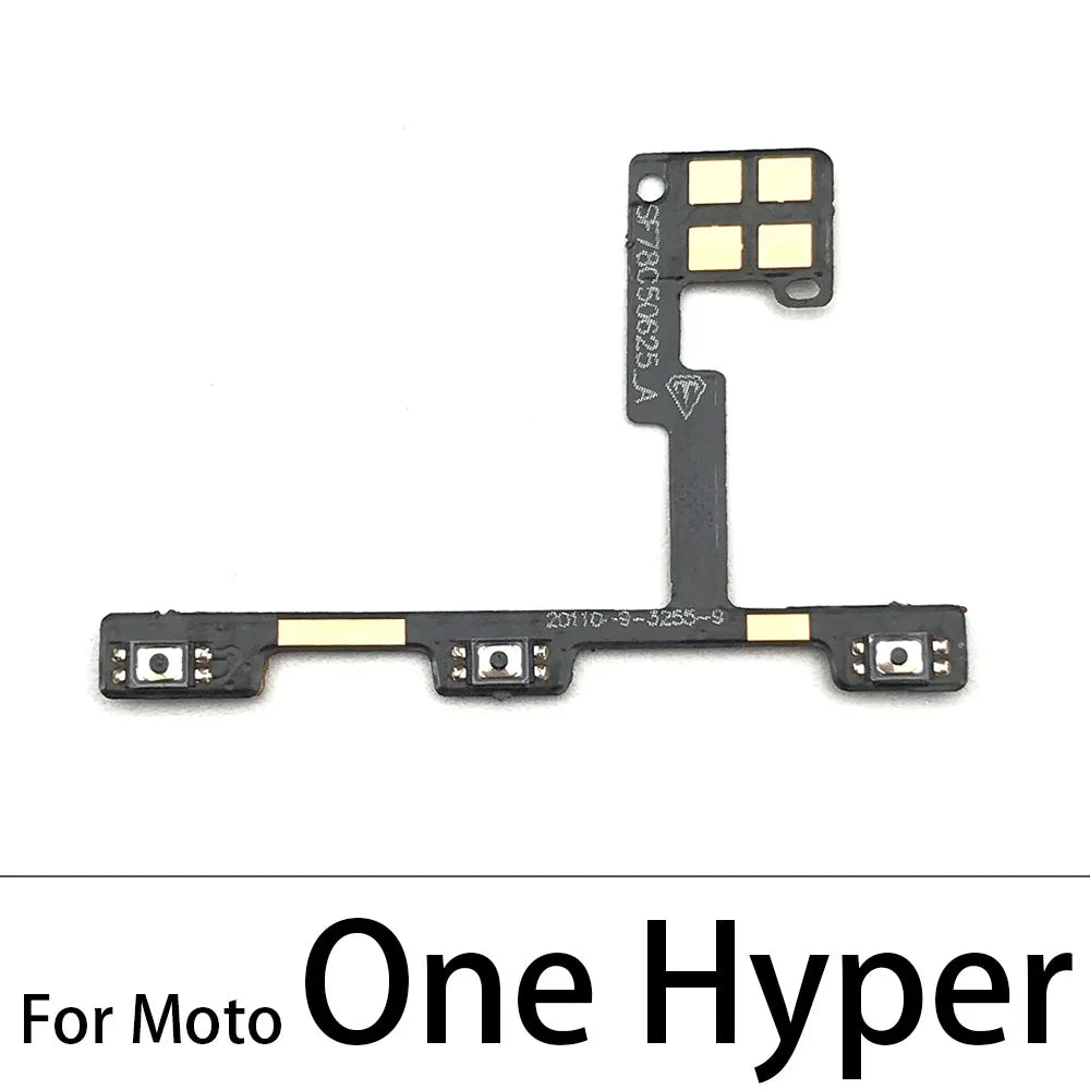 Power Volume Flex For Motorola For Moto One Zoom Hyper Vision Action Macro Fusion Plus / One 5G Power Button Flex Cable Motorola phone repair parts