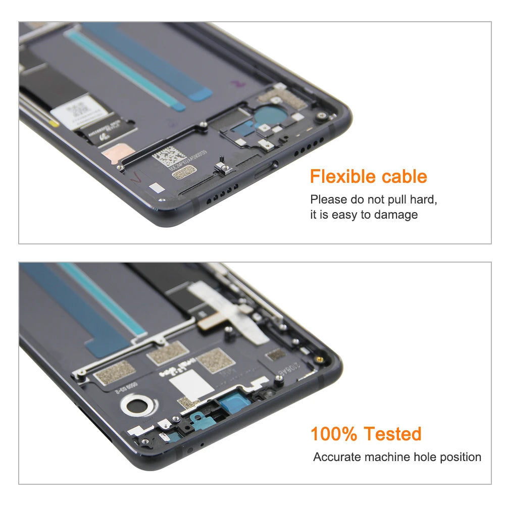 5.88" Mi 8 SE Mi8 SE MI8SE Display Screen With Frame, for Xiaomi Mi 8 SE Lcd Display Touch Screen Digitizer Assembly Replacement Xiaomi phone repair parts