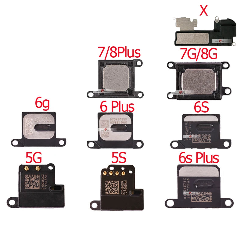 1pcs Earpiece Speaker for iPhone 5 5s 5c SE 6 6S 7 Plus X XR XS Ear Speaker Earpiece Ear-Speaker cell phone parts replacement iPhone phone repair parts