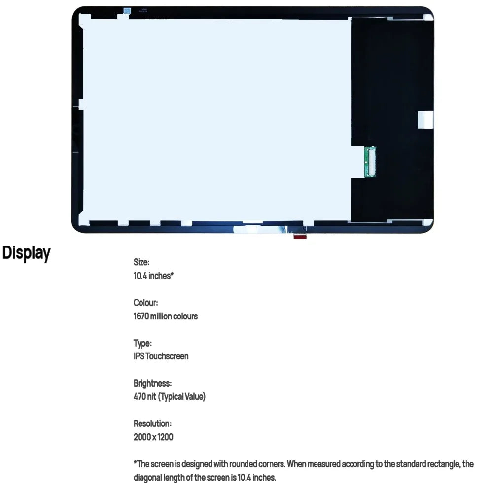 New 10.4 inch Display LCD For Alldocube  iPlay 40 Pro  T1020 Touch Screen Digitizer With Lcd Display Assembly Other Brand tablet repair parts