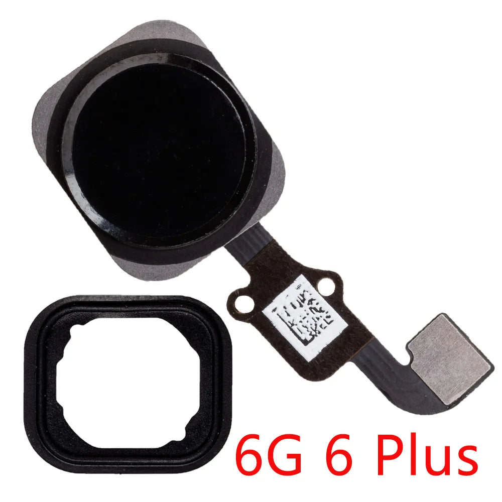 Home-Button Flex For iPhone 6 6s 5s SE Return Back Home Button With Flex Cable Rubber Sticker Repair Parts iPhone phone repair parts