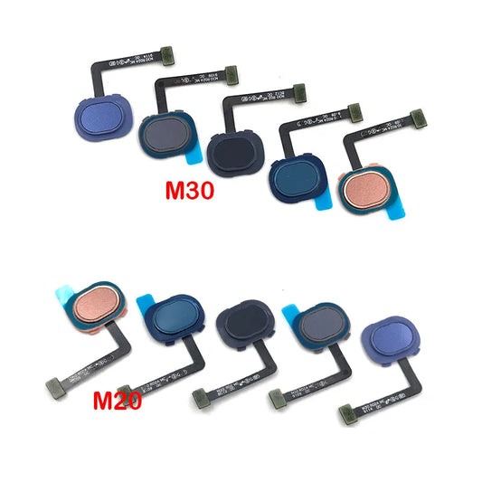 New Fingerprint Sensor For Samsung M20 M205F M30 M305F Home Menu Button Flex Cable Repair Parts Samsung phone repair parts
