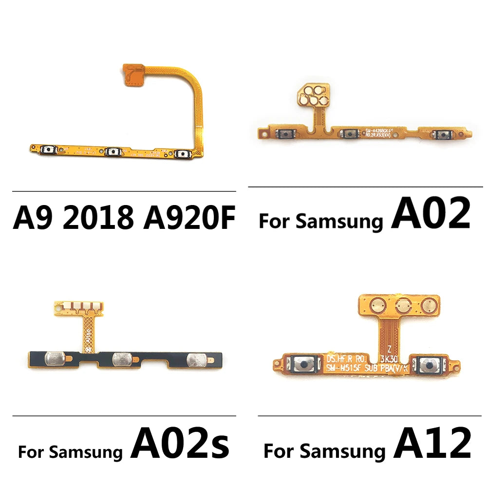 Power On Off Volume Side Button Key Flex Cable For Samsung A02 A02S A04 A04s A32 A52 A72 A03s A03 Core A13 A22 A33 A53 A73 4G 5G Samsung phone repair parts
