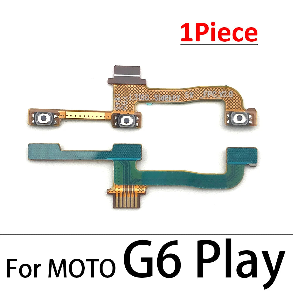 Power On Off Volume Button Flex Cable For Motorola Moto G5 G5s G6 G4 G8 G7 G9 Plus Play Power Lite Motorola phone repair parts