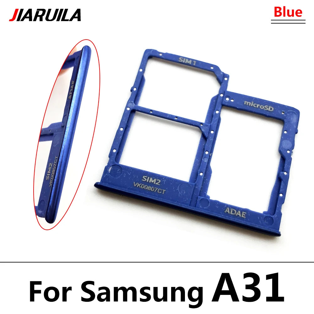 New For Samsung A12 A125F A31 A315F A51 A515F A71 A715F Dual SIM Card Tray Slot Holder Adapter Accessories Samsung phone repair parts