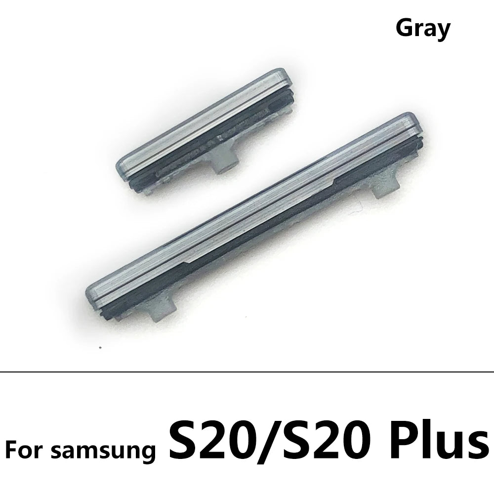 10Pcs/Lot, New Power Button + Volume Side Button For Samsung S20 / S20 Plus / S20 Ultra / S20 Fe Samsung phone repair parts