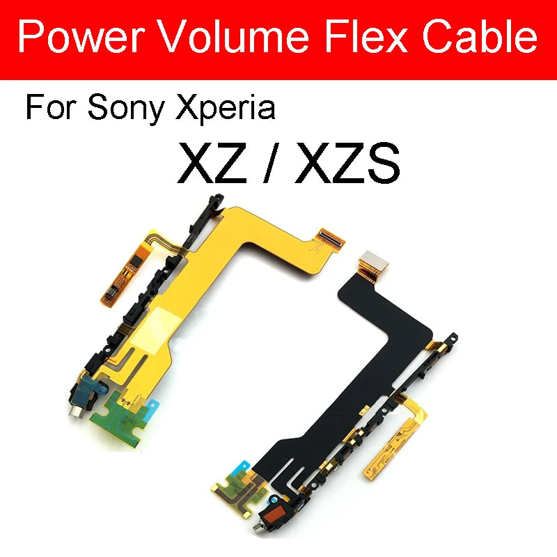On/Off Power & Volume Side Button Flex Cable For Sony Xperia XZ XZS F8331 F8332 G8231 G8232 Volume Power Flex Ribbon Parts Sony phone repair parts