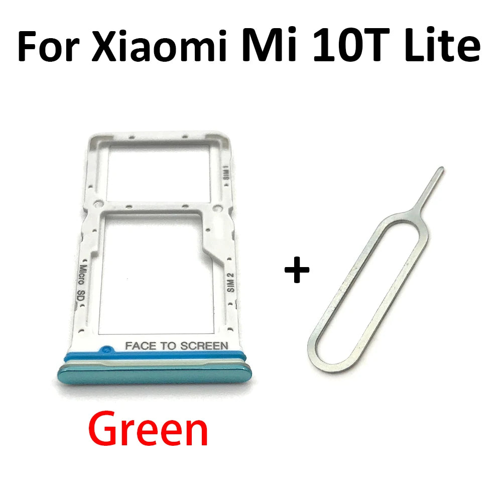 New For Xiaomi Redmi K20 K20 Pro For Xiaomi Mi 9T SIM Card Tray Slot Holder For Xiaomi Mi 10 Mi10 Pro 10T Lite Poco X3 Xiaomi  Xiao mi phone repair parts