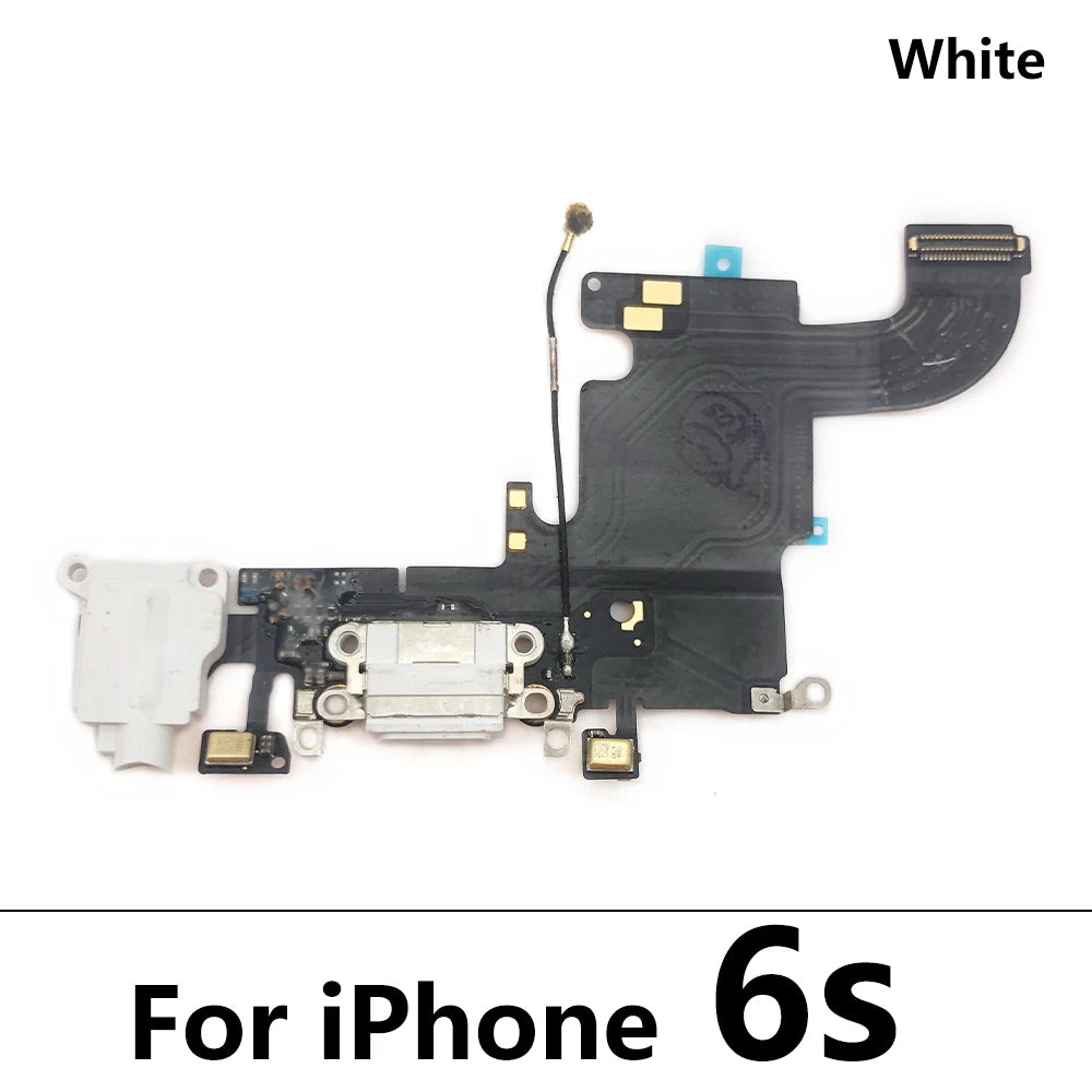 10Pcs/Lot, USB Micro Charger Charging Port Dock Connector Microphone Board Flex Cable For Iphone 6 6G 6S 7 7G 8 8G Plus iPhone phone repair parts