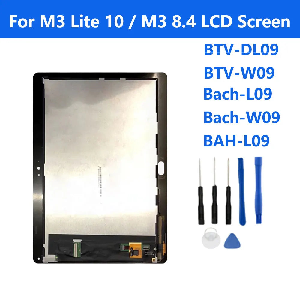 New LCD For Huawei Mediapad M3 / M3 Lite CPN-W09 CPN-AL00 CPN-L09 Bach-L09 Bach-W09 LCD Display Touch Screen Digitizer Assembly Tablet repair parts