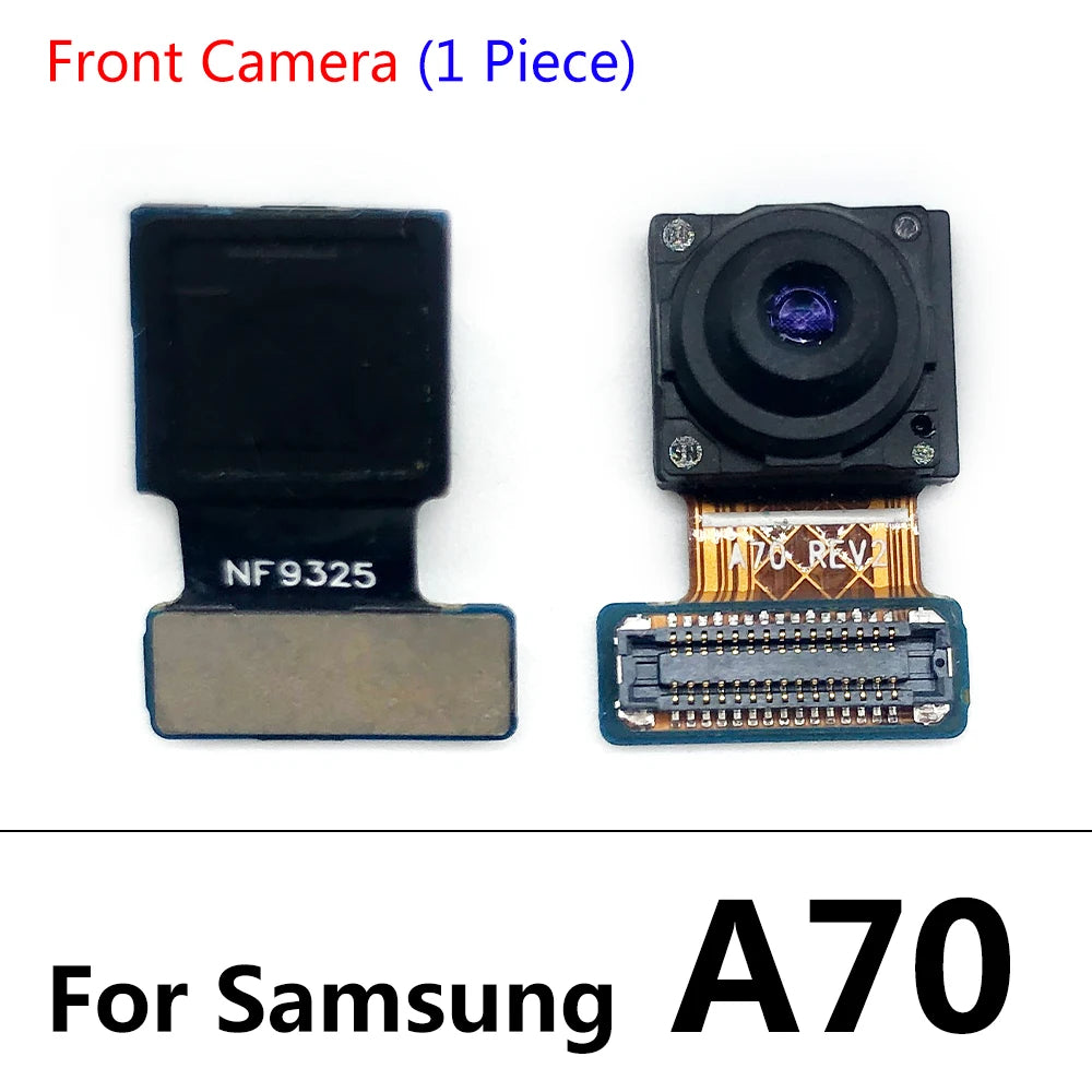 Front Camera For Samsung A70 A705 A705F Rear Big Back Camera Flex Cable Main Camera Module Replacement Parts Samsung phone repair parts