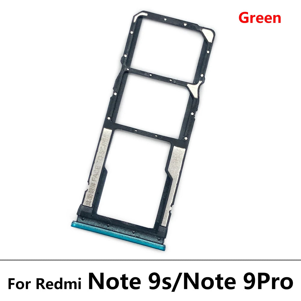 New SIM Card Tray Slot Holder For Xiaomi Redmi Note 7 9 9s 10 Pro Replacement Parts  Xiaomi  Xiao mi phone repair parts