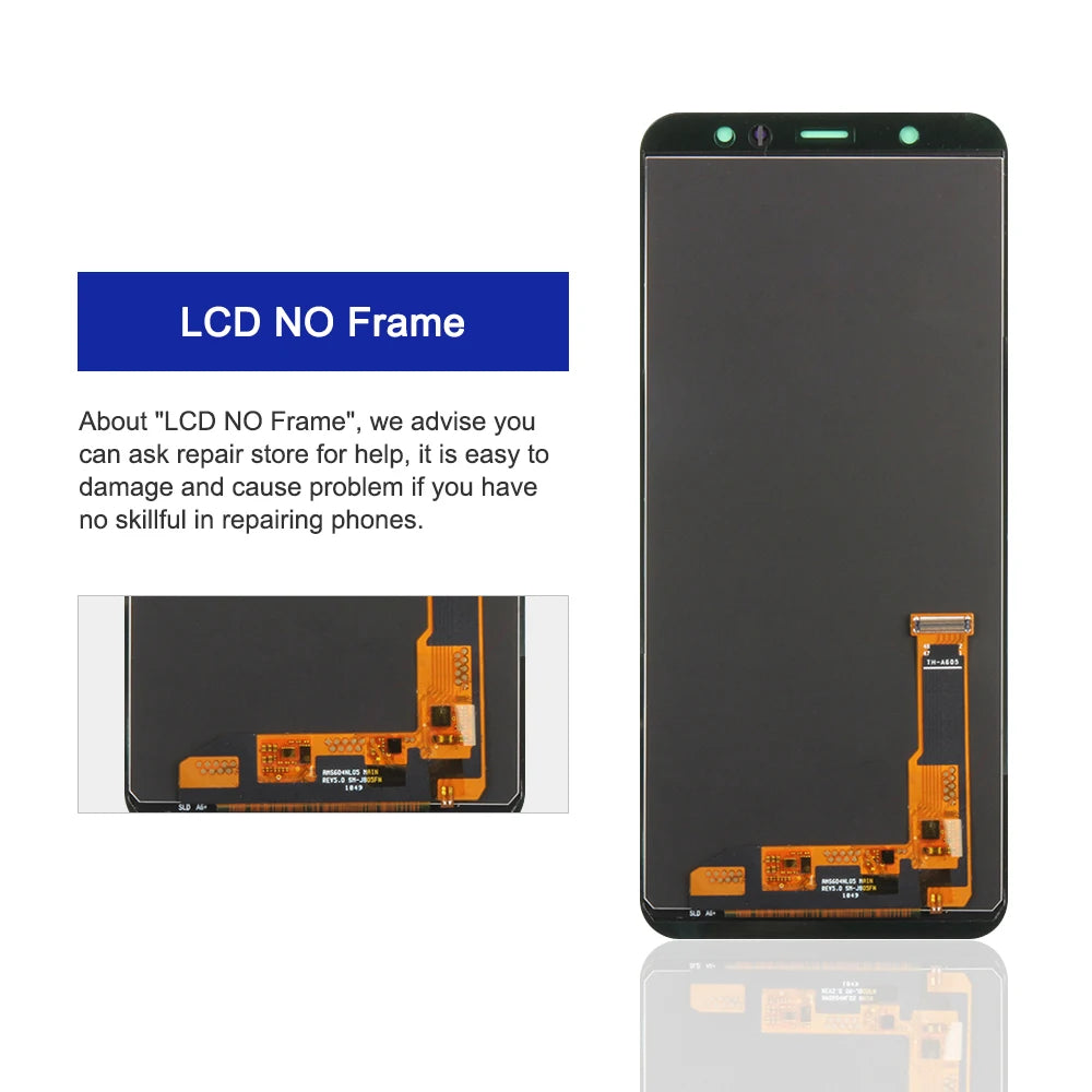A6 Plus Display Screen For Samsung Galaxy A6 Plus 2018 LCD Display Touch Screen Digitizer Parts For Samsung A605 A605F A605FN Samsung phone repair parts
