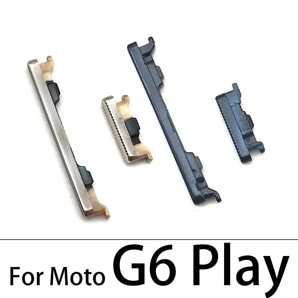 10Pcs Power Button Volume Side Key For Motorola For Moto G5 G7 G6 G8 G9 Plus Play Power Motorola phone repair parts
