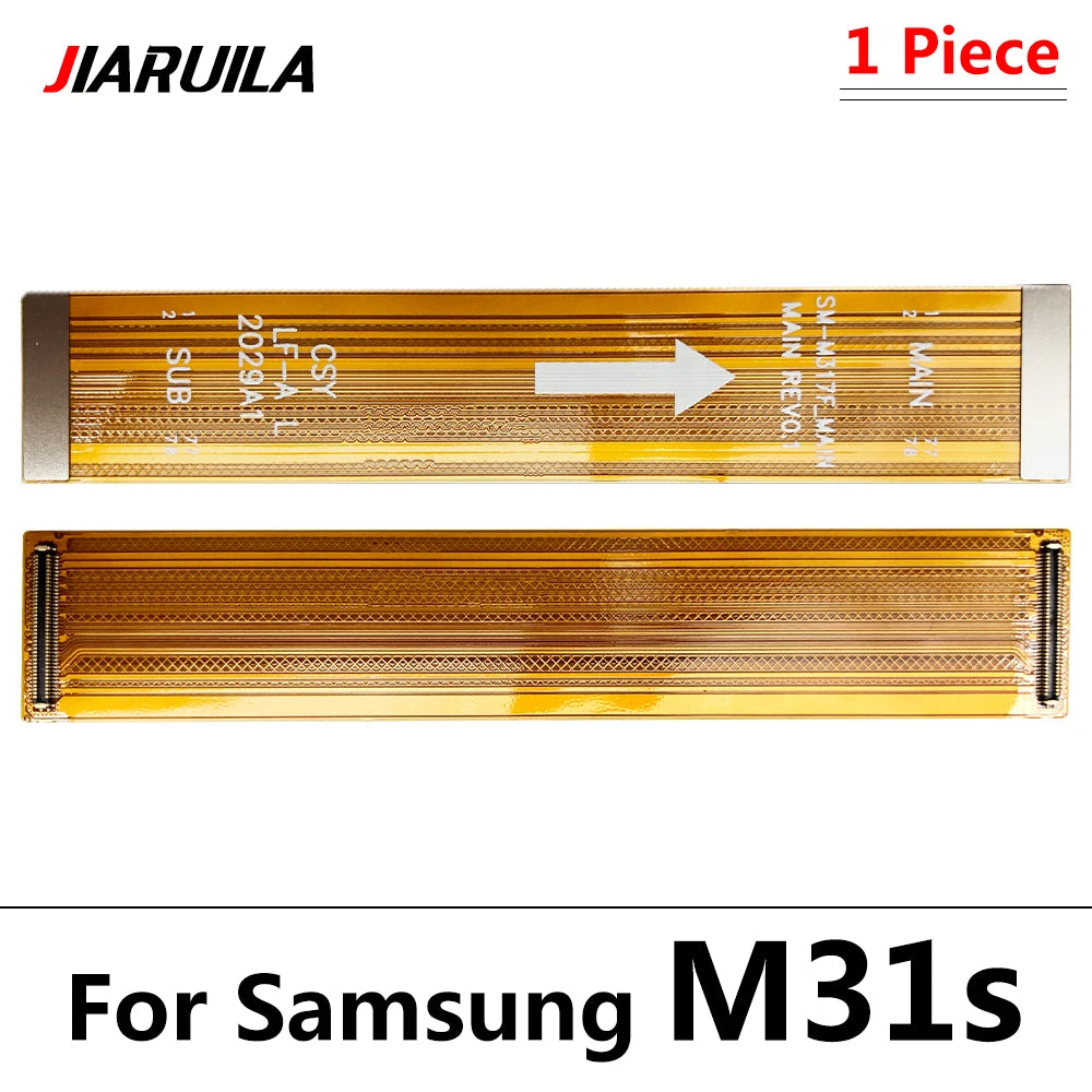 10Pcs， Main Board Motherboard Connector Flex Cable For Samsung M21 M31 M31S M51 M52 M62 M32 M10 M20 M30 M21s M30s M22 M53 M54 5G Samsung phone repair parts