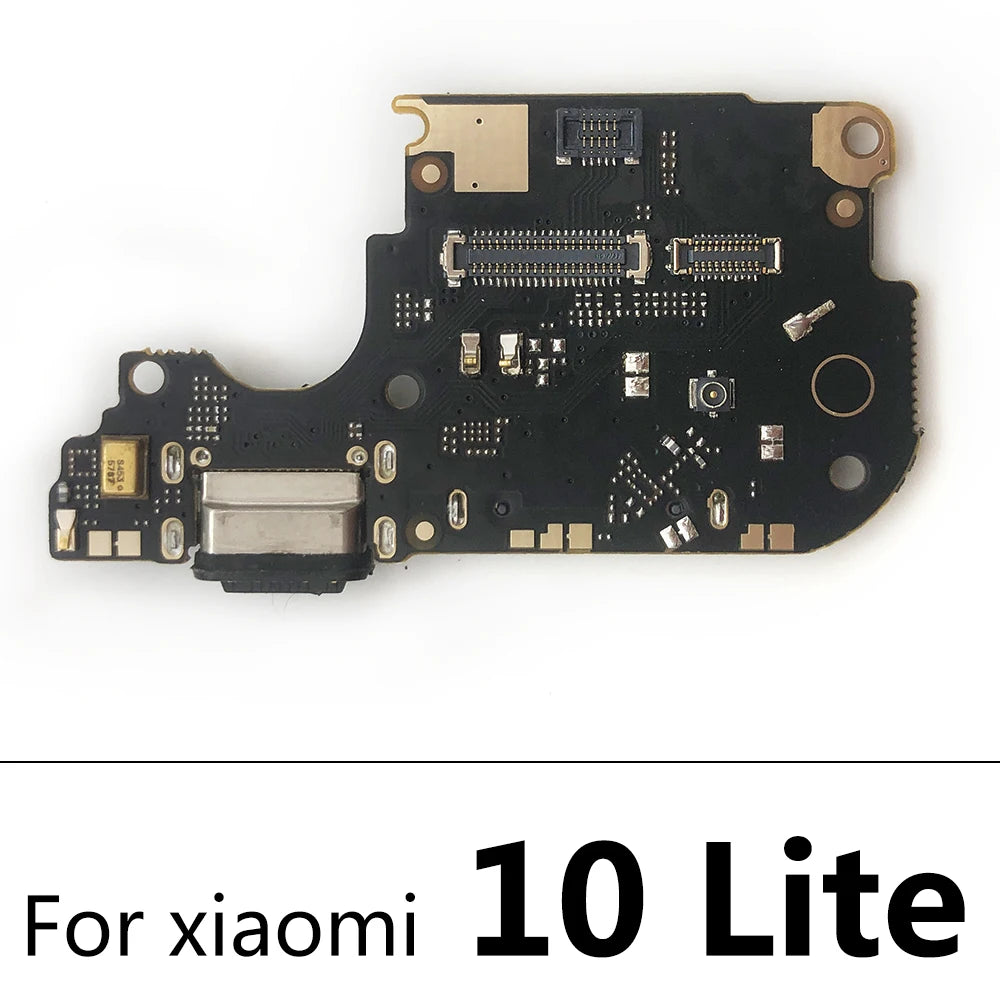 New USB Charging Port Board Flex Cable Connector Parts For Xiaomi Mi 8 9 9T 10T 10 11 12 Lite Pro Microphone Module  Xiaomi  Xiao mi phone repair parts