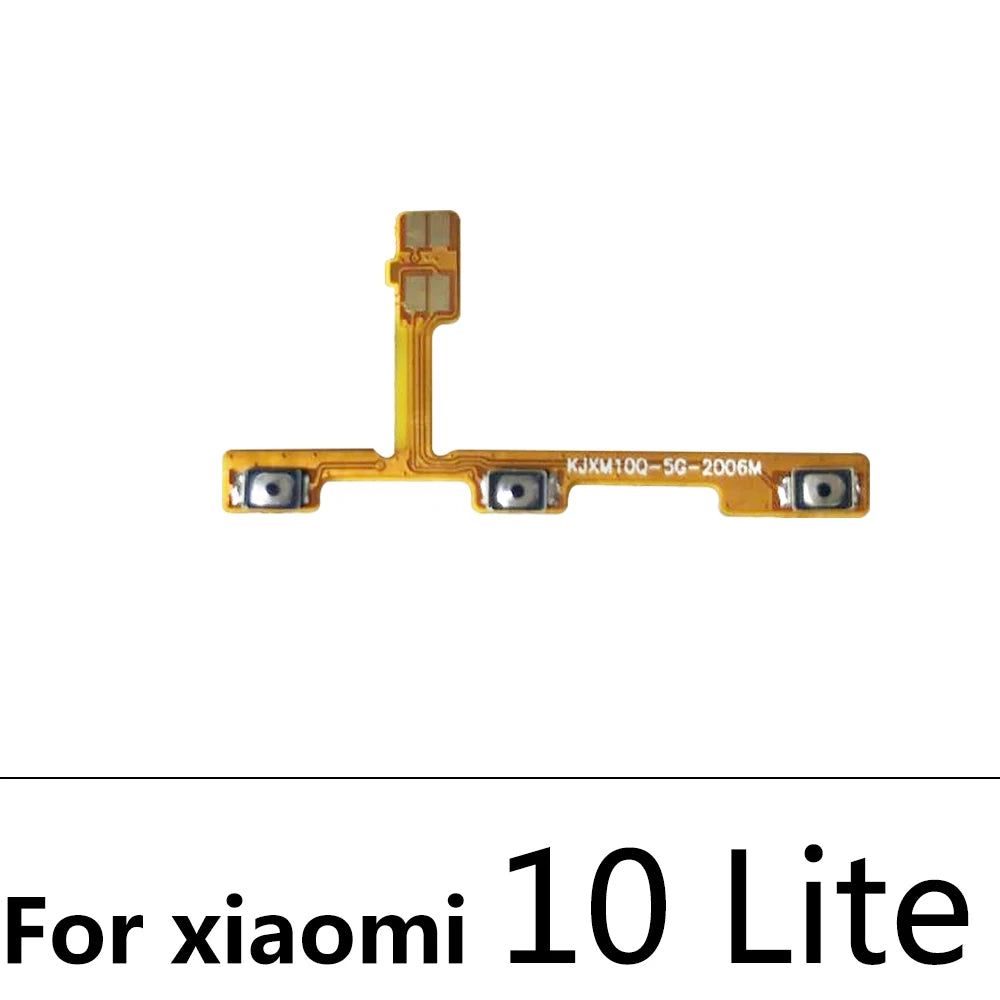 Power On Off Volume Side Button Key Flex Cable For Xiaomi Mi 8 9 se 11 Lite / Mi 9T 10T 10 Note 10 Pro Lite Replacement parts  Xiaomi  Xiao mi phone repair parts