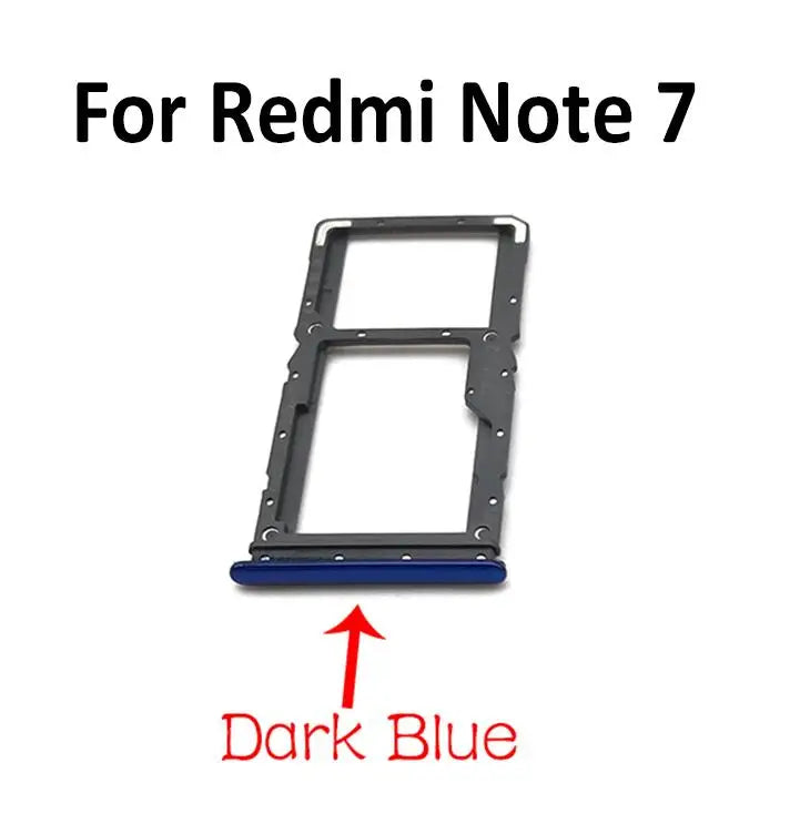 New SIM Card Tray Slot Holder For Xiaomi Redmi Note 5 6 8 7 Pro Replacement Parts  Xiaomi  Xiao mi phone repair parts
