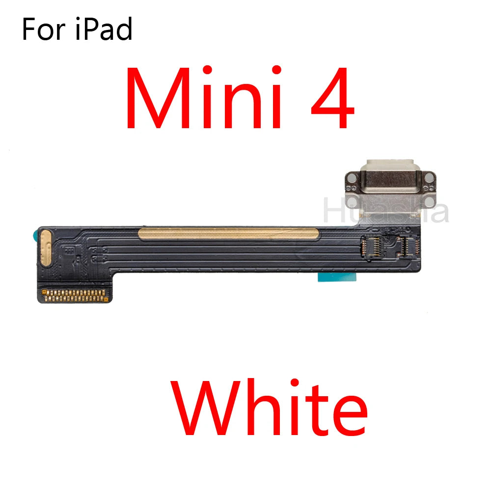 USB Charger Connector Port Plug Flex Cable For iPad Mini 1 2 3 4 5 Power Charging Dock Port Flex Repair Parts  iPad repair parts
