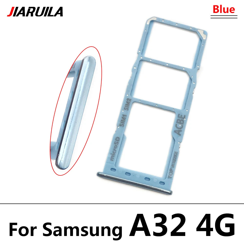 New Sim Card Tray Reader Socket Slot Holder For Samsung A32 A52 A72 4G 5G Replacement Part Samsung phone repair parts