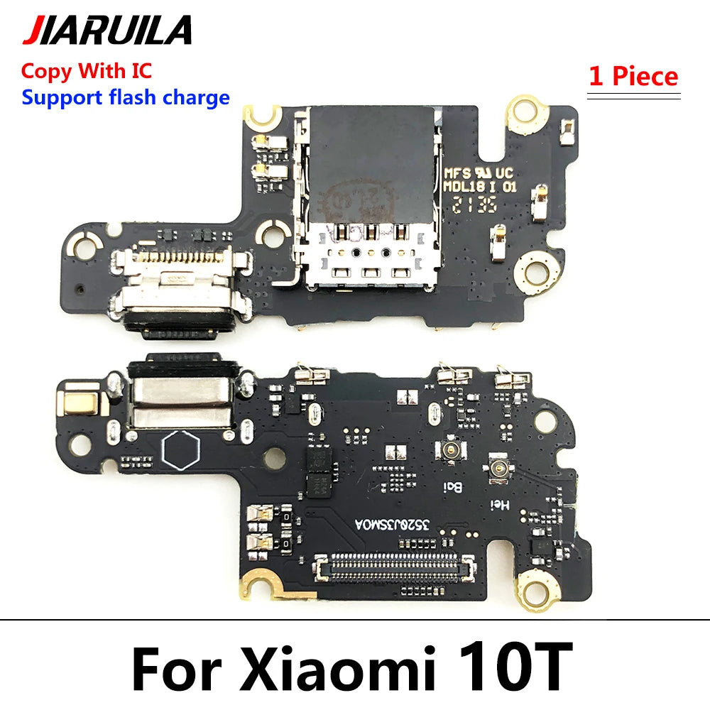 10Pcs,Dock Connector USB Charger Charging Port Flex Cable Board For Xiaomi Mi 9T 10 10T 11 11T 12 12T 13 13T Lite Pro A1 A2 Lite  Xiaomi  Xiao mi phone repair parts