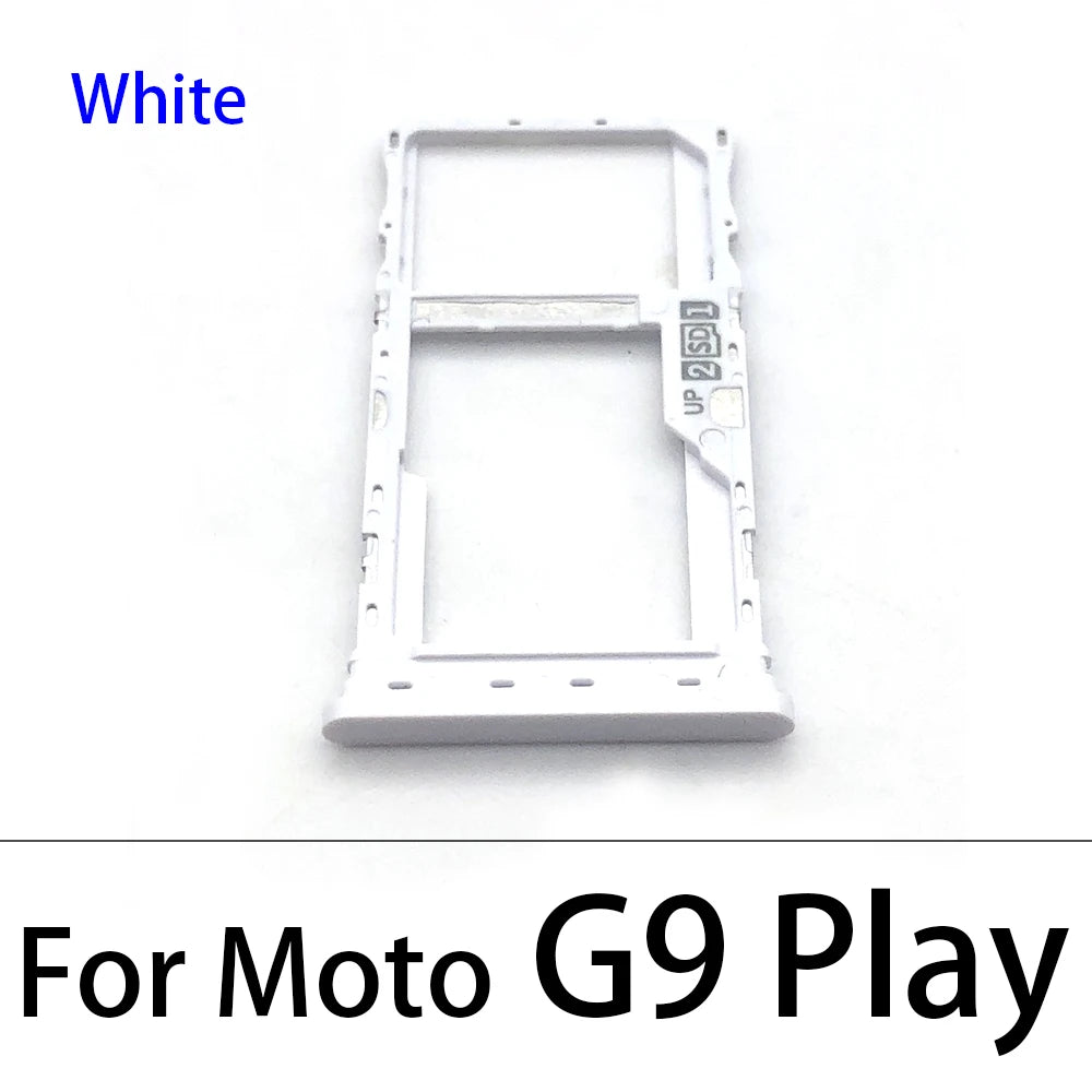 New SiM Tray For Motorola Moto G7 G8 G9 Play Plus Power Lite SIM Card Slot SD Card Tray Holder Adapter Motorola phone repair parts