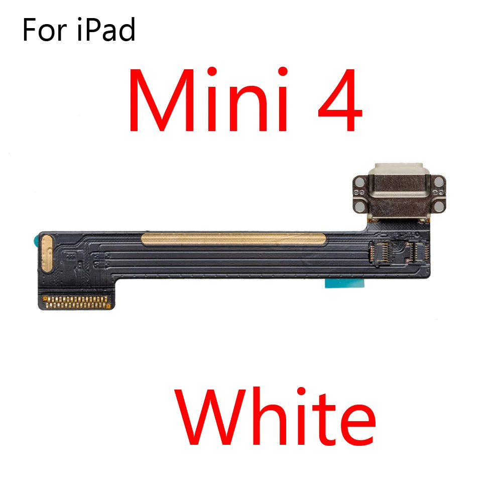 USB Charger Connector Port Plug Flex Cable For iPad Mini 1 2 3 4 5 Power Charging Dock Port Flex Repair Parts  iPad repair parts
